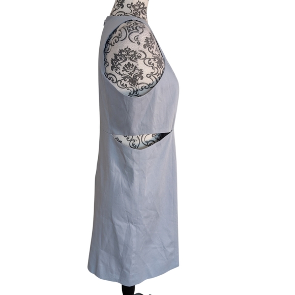 ba&sh Jolia Dress Coquette NYE Women 8 L Blue Cut Out Sleeveless New With Tags - Picture 6 of 15